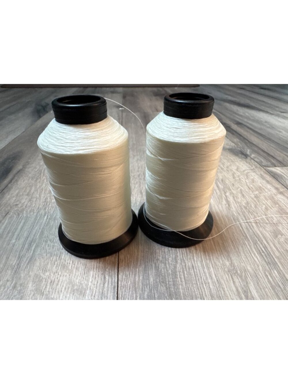 Coats Star Nylon Bonded Thread T-70 2- White Sewing Industrial Spools 4KS Z Twis